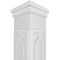 Ekena Millwork Craftsman Classic Square Non-Tapered Calico Fretwork Column w/ Prairie Capital & Prairie Base CC0810ENCLOPRPR - alternate 5